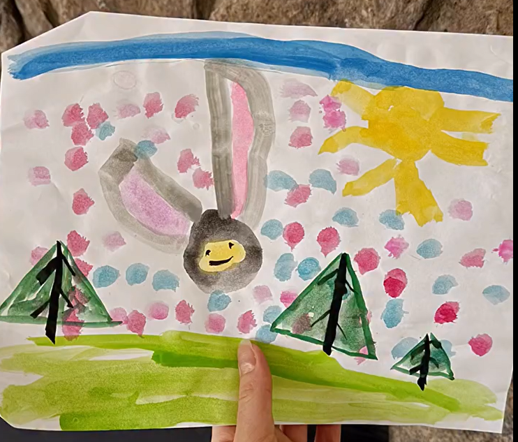 Original child drawing before Draw Awake generation